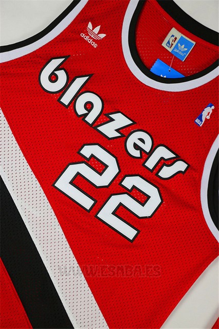 Camiseta Portland Trail Blazers Clyde Drexler #22 Retro Rojo